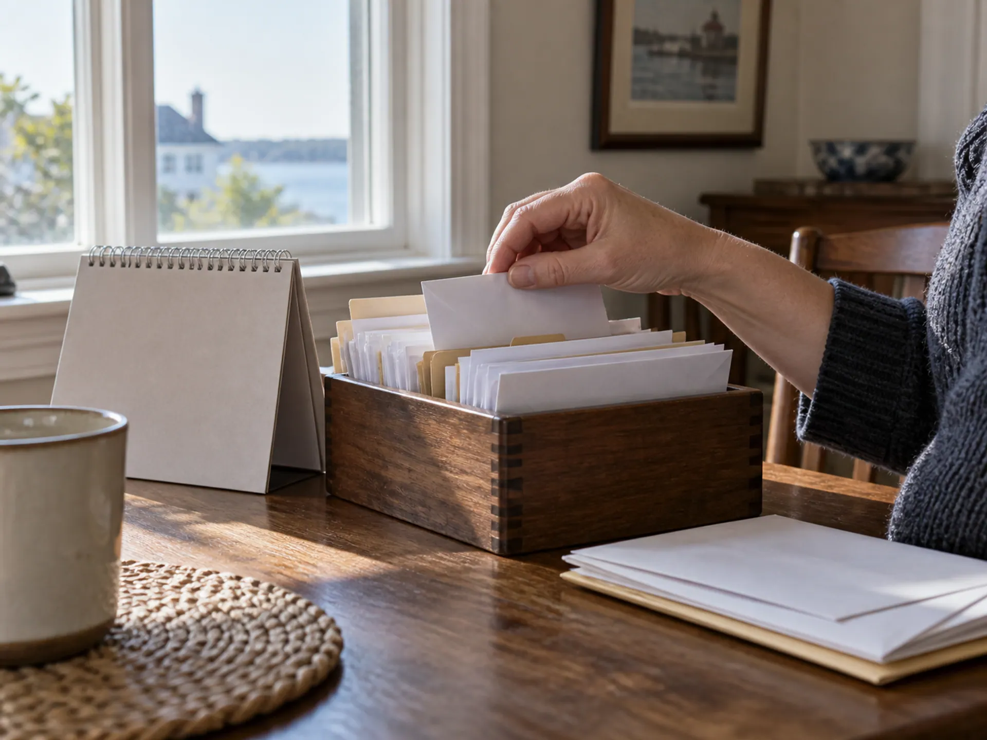 Property expense records being sorted for closing-date adjustments